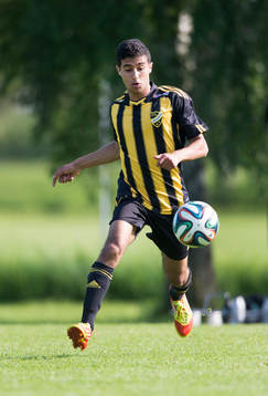 IFK Hässleholms Laif Mirée i matchen i juniorallsvenskan