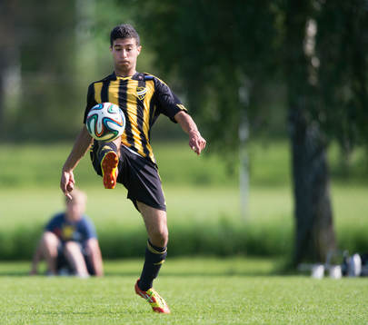 IFK Hässleholms Laif Mirée i matchen i juniorallsvenskan
