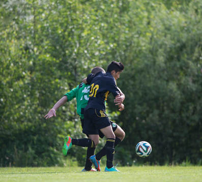 IFK Hässleholms Hamed Rahimi  i matchen i