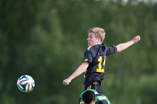 IFK Hässleholms Edvin Rydell i matchen i juniorallsvenskan
