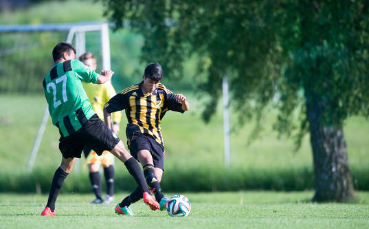 IFK Hässleholms Hamed Rahimi  i matchen i