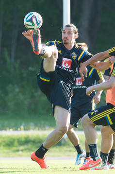 Sveriges Zlatan Ibrahimovic