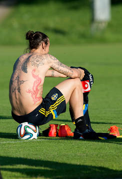 Sveriges Zlatan Ibrahimovic