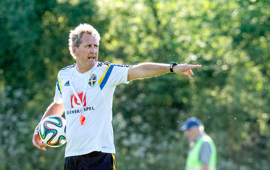 Sveriges förbundskapten Erik Hamrén