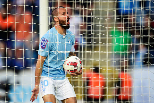 Malmö FFs Guillermo Molins jublar