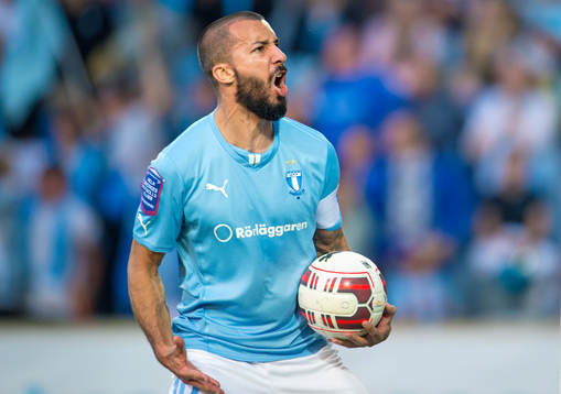 Malmö FFs Guillermo Molins jublar