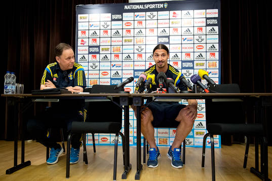 Sveriges Zlatan Ibrahimovic