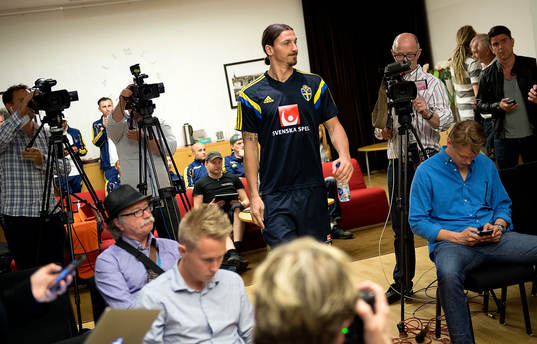 Sveriges Zlatan Ibrahimovic