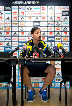 Sveriges Zlatan Ibrahimovic