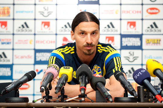Sveriges Zlatan Ibrahimovic