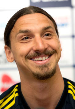 Sveriges Zlatan Ibrahimovic