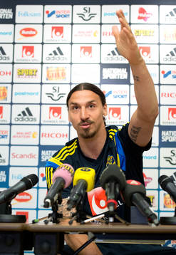 Sveriges Zlatan Ibrahimovic