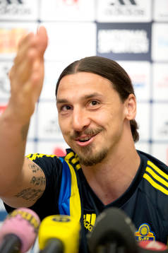 Sveriges Zlatan Ibrahimovic
