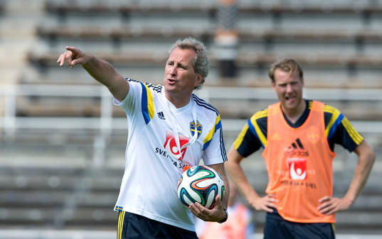 Sveriges förbundskapten Erik Hamrén