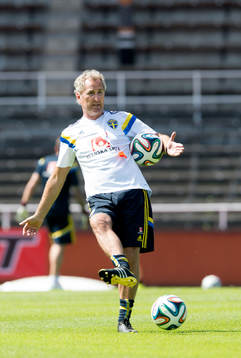 Sveriges förbundskapten Erik Hamrén