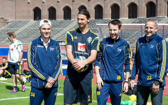 Sveriges Zlatan Ibrahimovic