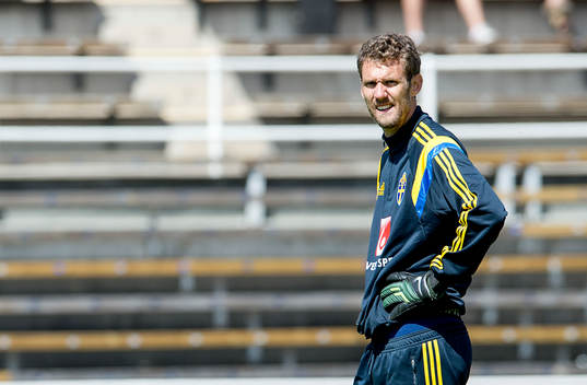 Sveriges målvakt Andreas Isaksson