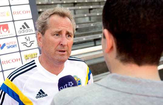 Sveriges förbundskapten Erik Hamrén
