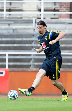 Sveriges Zlatan Ibrahimovic