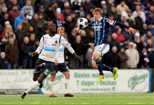 Bläddra bland fler bilder av Fotboll, Allsvenskan, Gefle - Djurgården