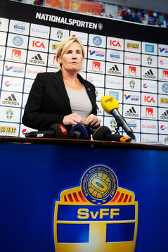 Sveriges assisterande förbundskapten Lilie Persson