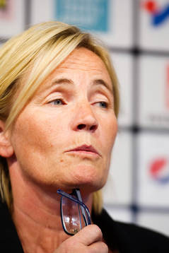 Sveriges assisterande förbundskapten Lilie Persson