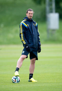 Sveriges Zlatan Ibrahimovic
