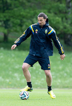 Sveriges Zlatan Ibrahimovic