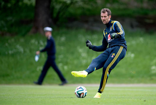 Sveriges målvakt Andreas Isaksson