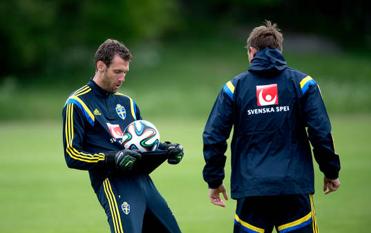 Sveriges målvakt Andreas Isaksson