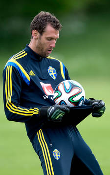 Sveriges målvakt Andreas Isaksson