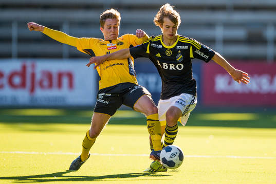 AIKs Sam Lundholm och Elfsborgs Adam Lundqvist