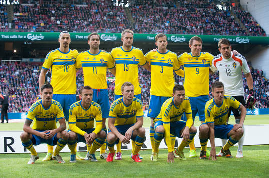 Zlatan Ibrahimovic, Johan Elmander, Andreas Granqvist,