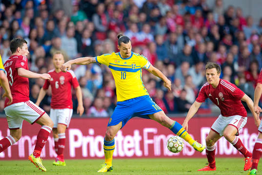 Sveriges Zlatan Ibrahimovic