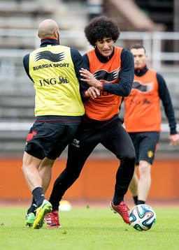 Belgiens Marouane Fellaini