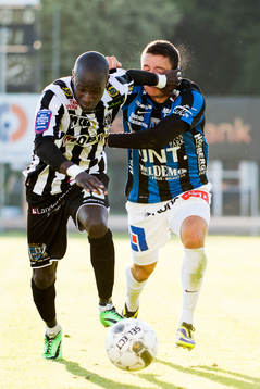 Landskronas Cheikh Tidiane Sarr slår till Sirius Kerim