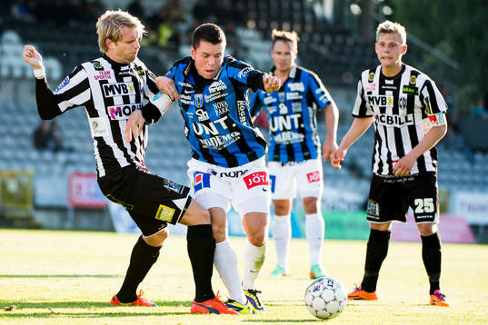 Landskronas Martin Rudolfsson och Sirius Kerim Mrabti