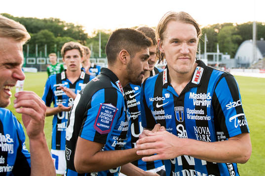 Sirius målskyttar Stefan Silva och Kim Skoglund