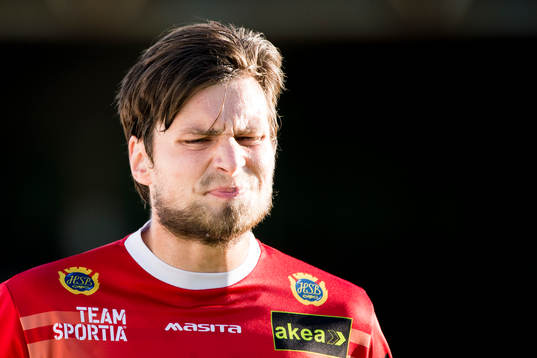 Landskronas målvakt Niklas Uddenäs