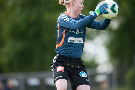 Kristianstads målvakt Hedvig Lindahl i matchen i