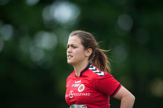 Kristianstads Marija Basunic i matchen i semifinalen i