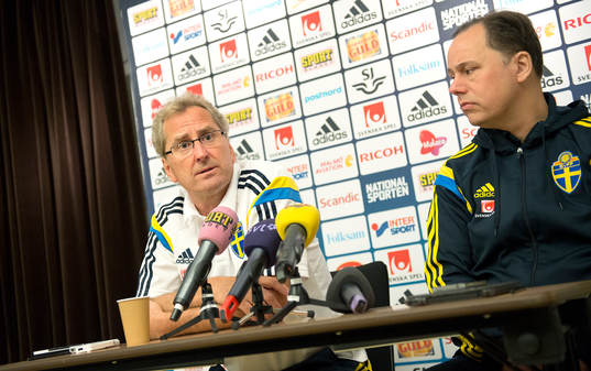 Sveriges förbundskapten Erik Hamrén