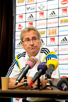 Sveriges förbundskapten Erik Hamrén