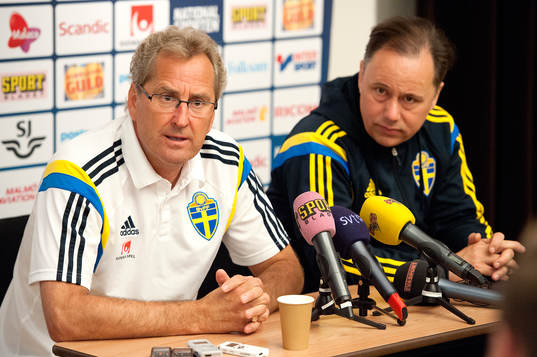 Sveriges förbundskapten Erik Hamrén