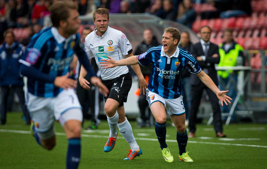 Djurgårdens Stefan Karlsson reagerar