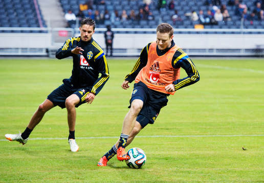 Mikael Lustig och Mattias Johansson på Sveriges