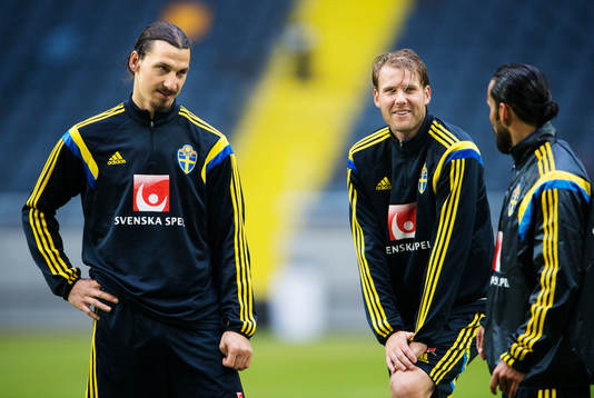 Zlatan Ibrahimovic, Ola Toivonen och Erkan Zengin på