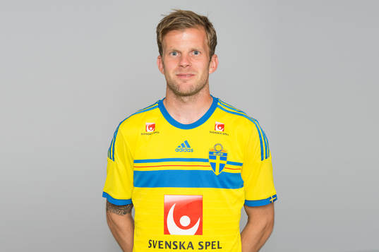 Sveriges fotbollsspelare Mikael Antonsson