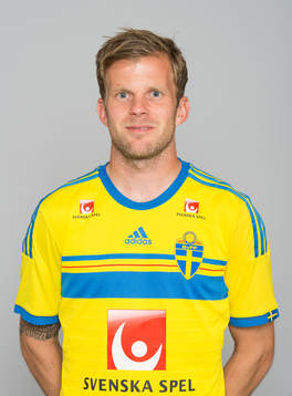 Sveriges fotbollsspelare Mikael Antonsson