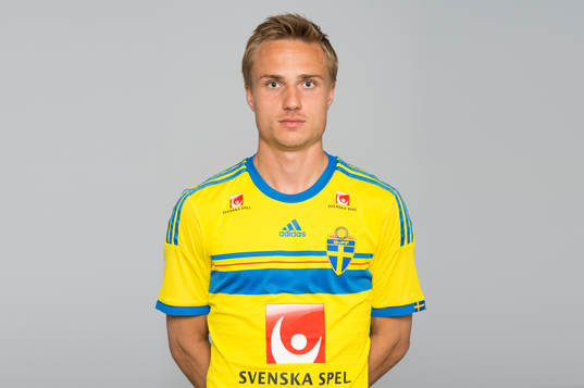 Sveriges fotbollsspelare Pierre Bengtsson